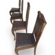 Italian art deco dining chairs 1920s