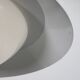 1970s Czechoslovak mid-century orange opaline glass pendant lamp
