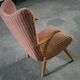 1 armchair Bergere chair wing Scandinavian Danish 50s 60s