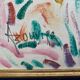 Oil painting signed armand bouvier fauvism style walkers ss le bois