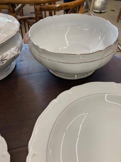 Limoges porcelain dinner service