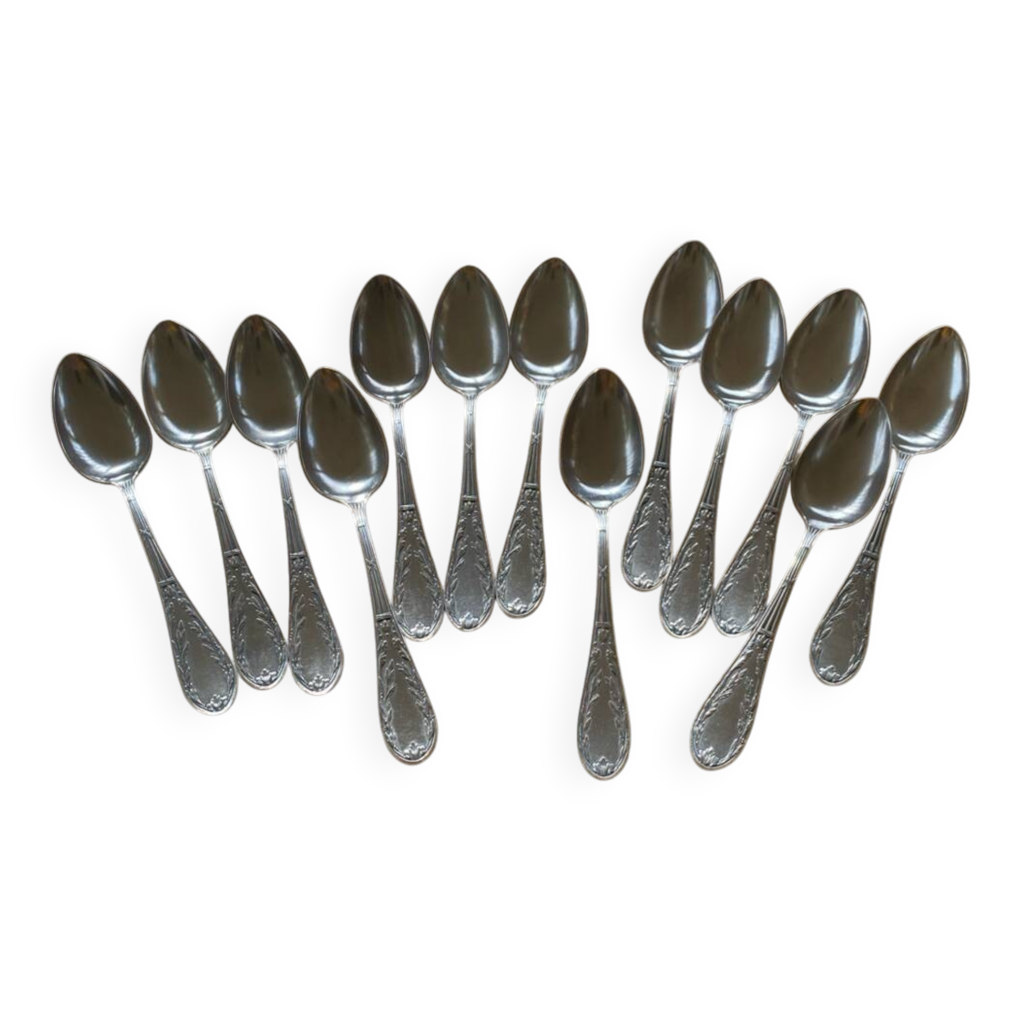 13 Apollo spoons - Silver 84g - St. Louis XVI