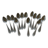 13 Apollo spoons - Silver 84g - St Louis XVI