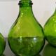 3 pressed glass jars from Italy