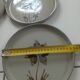 Assiette plate en grès e véritable France