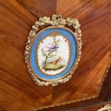 Writing desk of Louis XVI period in marquetry circa 1780