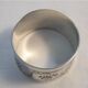 White metal towel ring