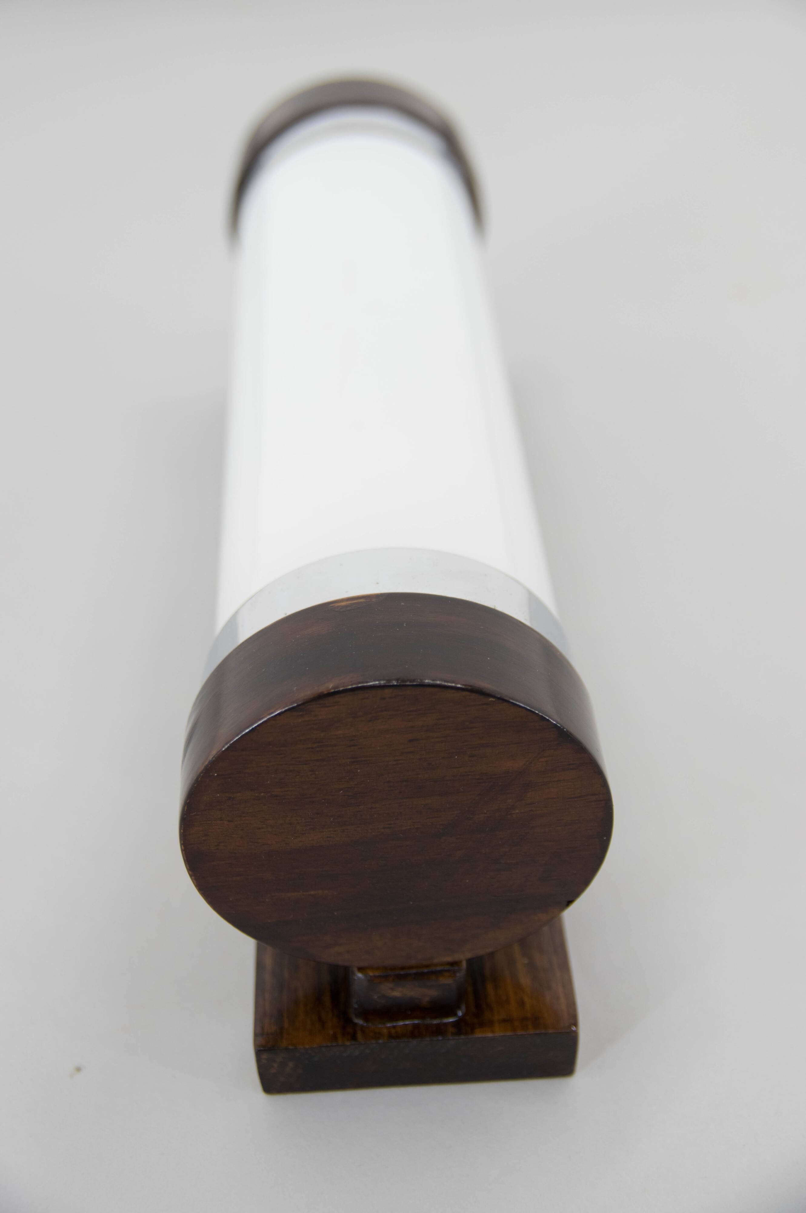 Art Deco / Functionalist Wall Light, 1930s, Restored