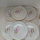 6 vintage Moulin des Loups dessert plates