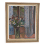 Original Swedish Oil on Panel – “Muted Scene” by Karl Erik Billeström