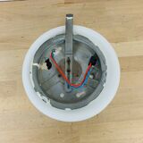 Vintage opaline ball wall light, half sphere