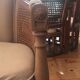 Wicker fauteil, beige