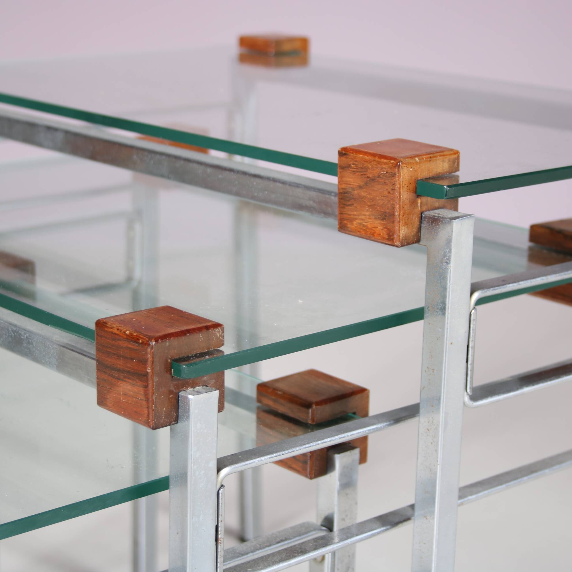 1960s Modern nesting tables from the Netherlands