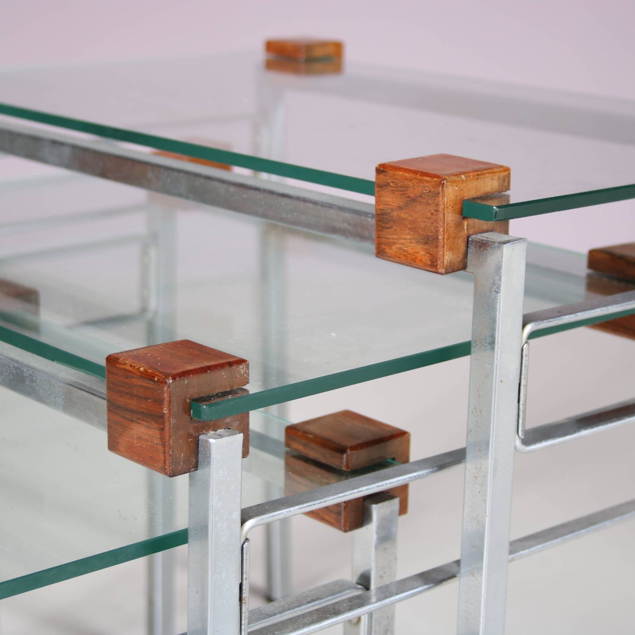 1960s Modern nesting tables from the Netherlands