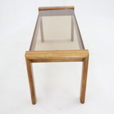 1960s Oak and Glass Coffee Table, Finland