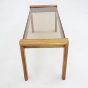 1960s Oak and Glass Coffee Table, Finland