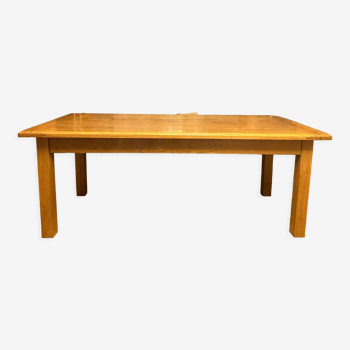 Light oak dining table
