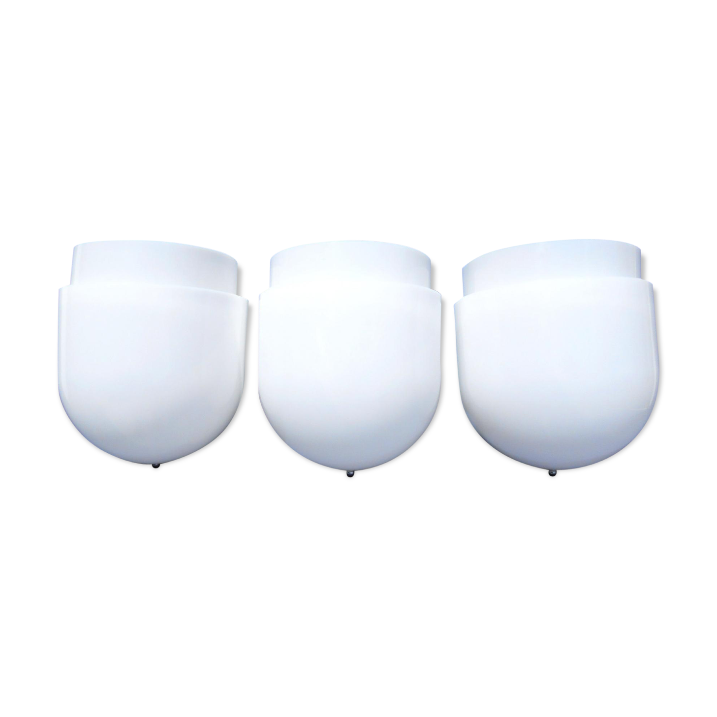 Set of 3 sconces by Sergio Asti to Candle Italy 1960