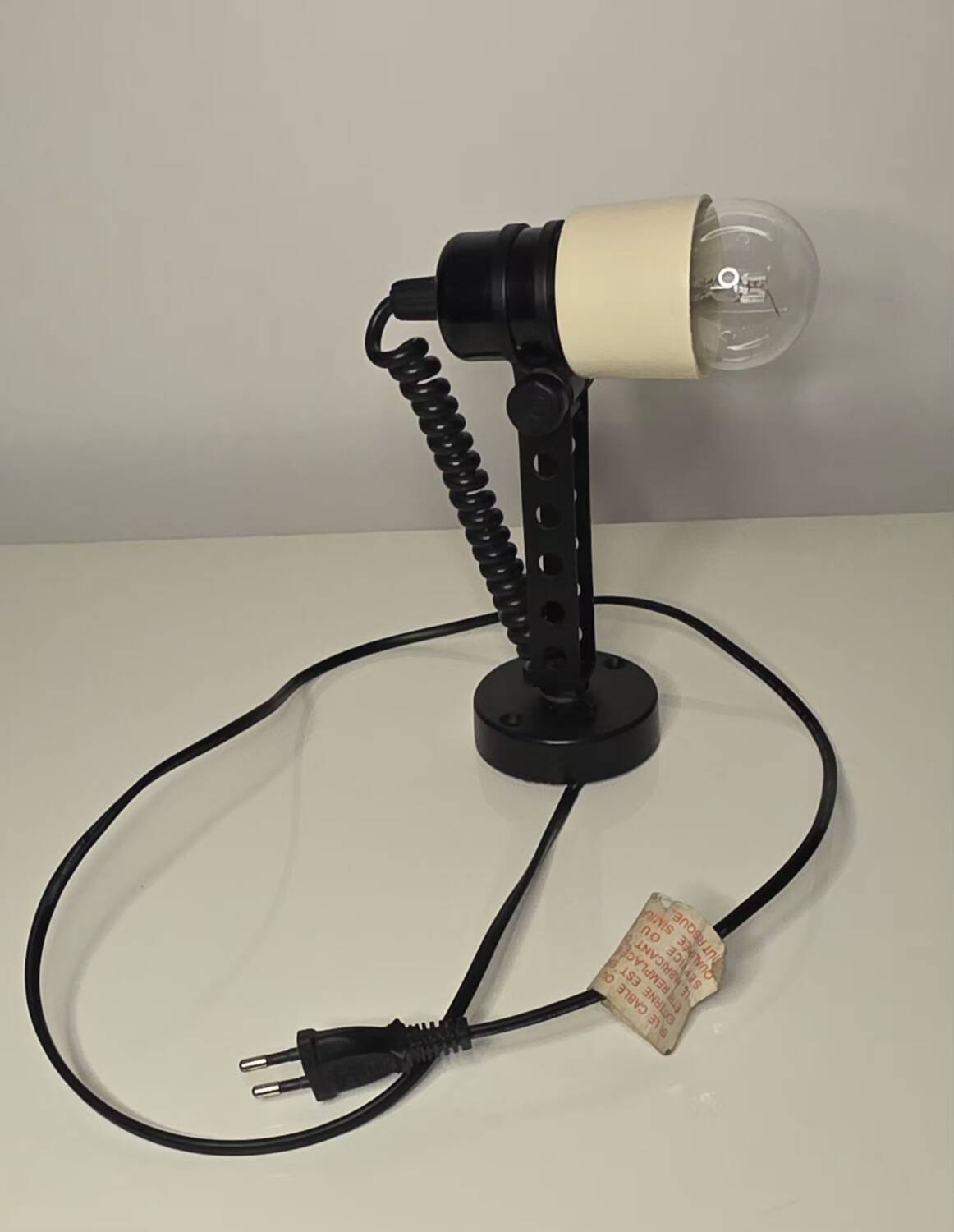 Spotlight lamp Claude D60, vintage industrial