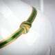 Christofle Paris – Teapot in porcelain, Green Ribbon model