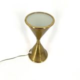 Mid century brass table lamp model Clessidra by Angelo Lelli for Arredoluce