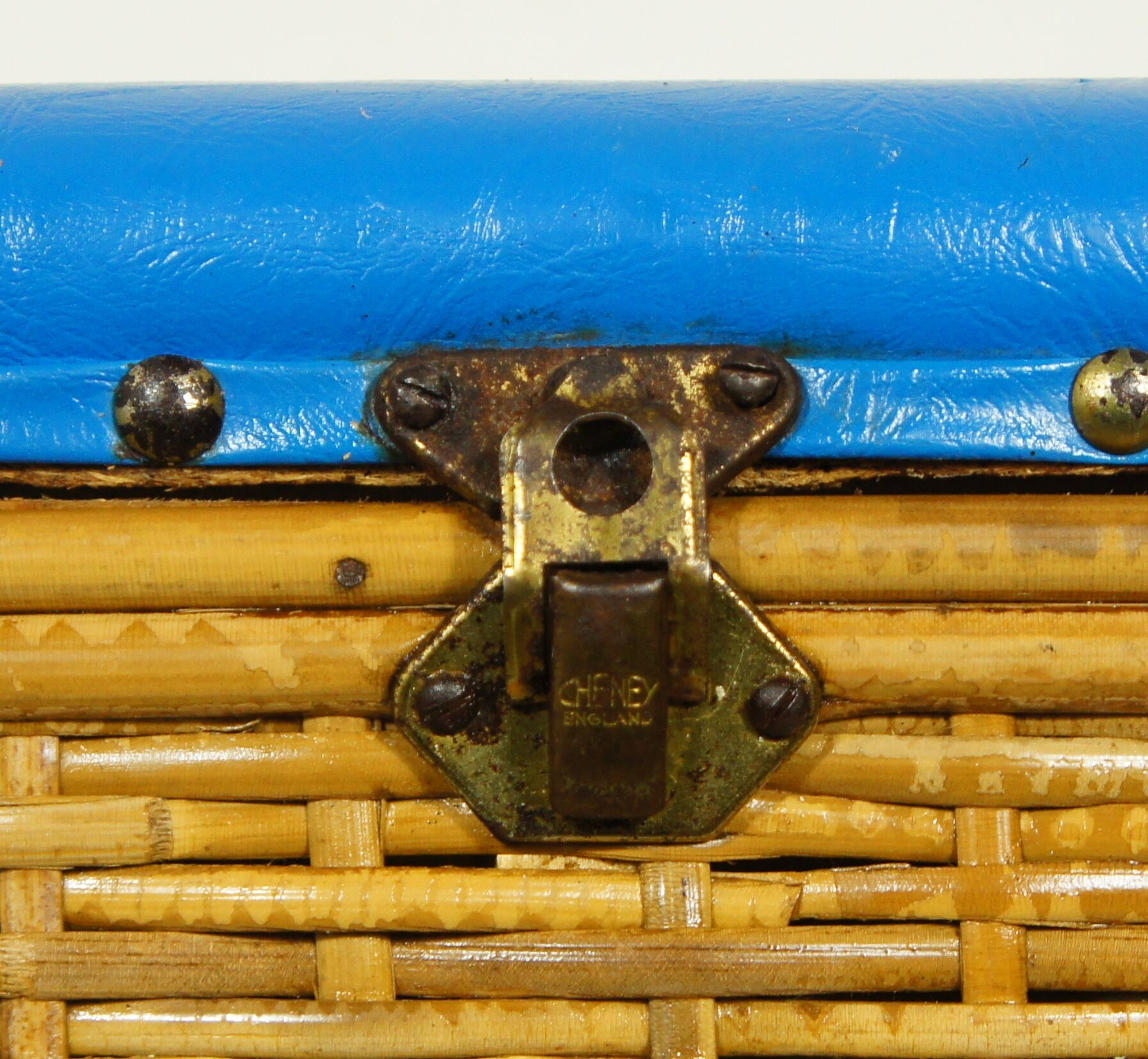 Rattan chest stool Cheney England 1960