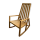 Rocking chair hêtre blond vintage