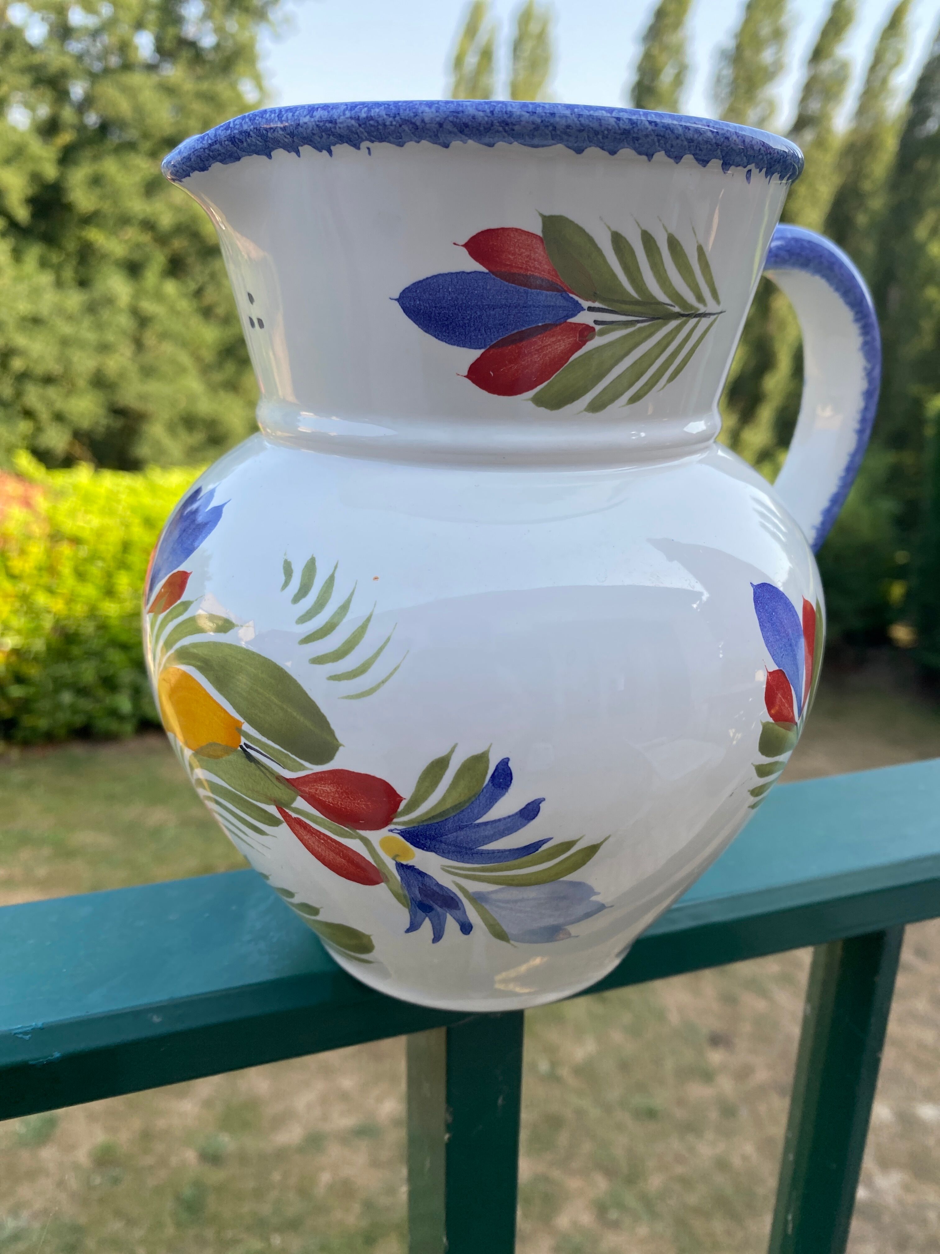 Vintage Quimper water/milk pitcher