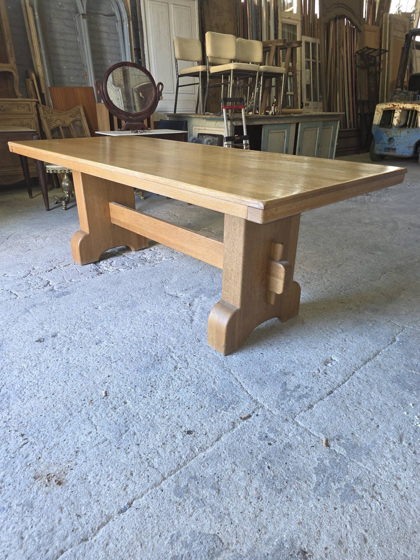 Monastery table in oak
