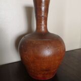 Glazed terracotta vase - Late 19th century