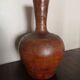 Vase en terre cuite vernissée fin 19ème siècle