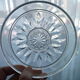 Pair of bottles or decanters made of Vercapel pressed glass