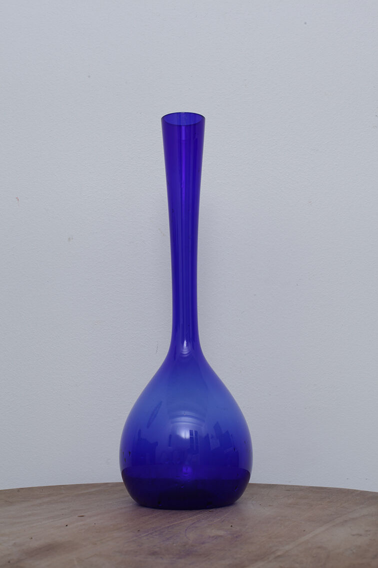 Royal blue vase