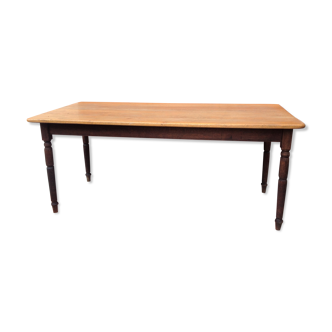 Old farmhouse table in oak 50s-60