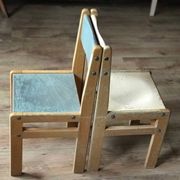 Chaises enfant années 50