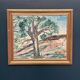Original Swedish Oil on Canvas – “Tree” by Stig Allan