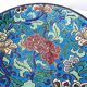 Old bowl on pedestal with raised edges art deco ceramic Longwy