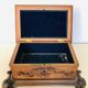 Ancient carved wooden box