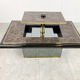 Vintage hidden bar coffee table by Fedam, 1980s