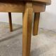Round table with 1 extension in solid elm Regain, diameter 120 cm.