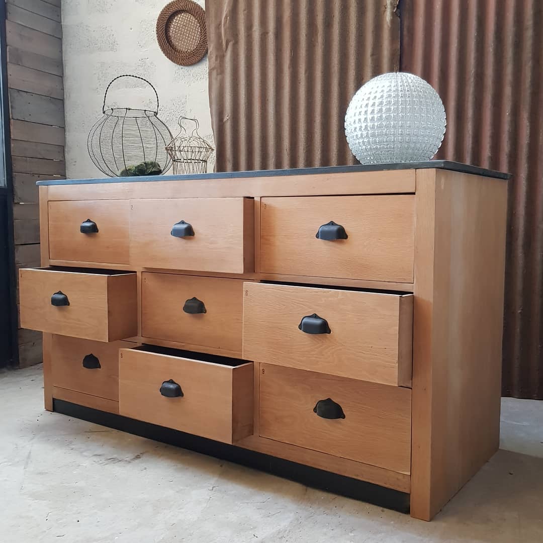 9-drawer haberdashery counter