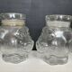 Pair of vintage jars candy jar bear head