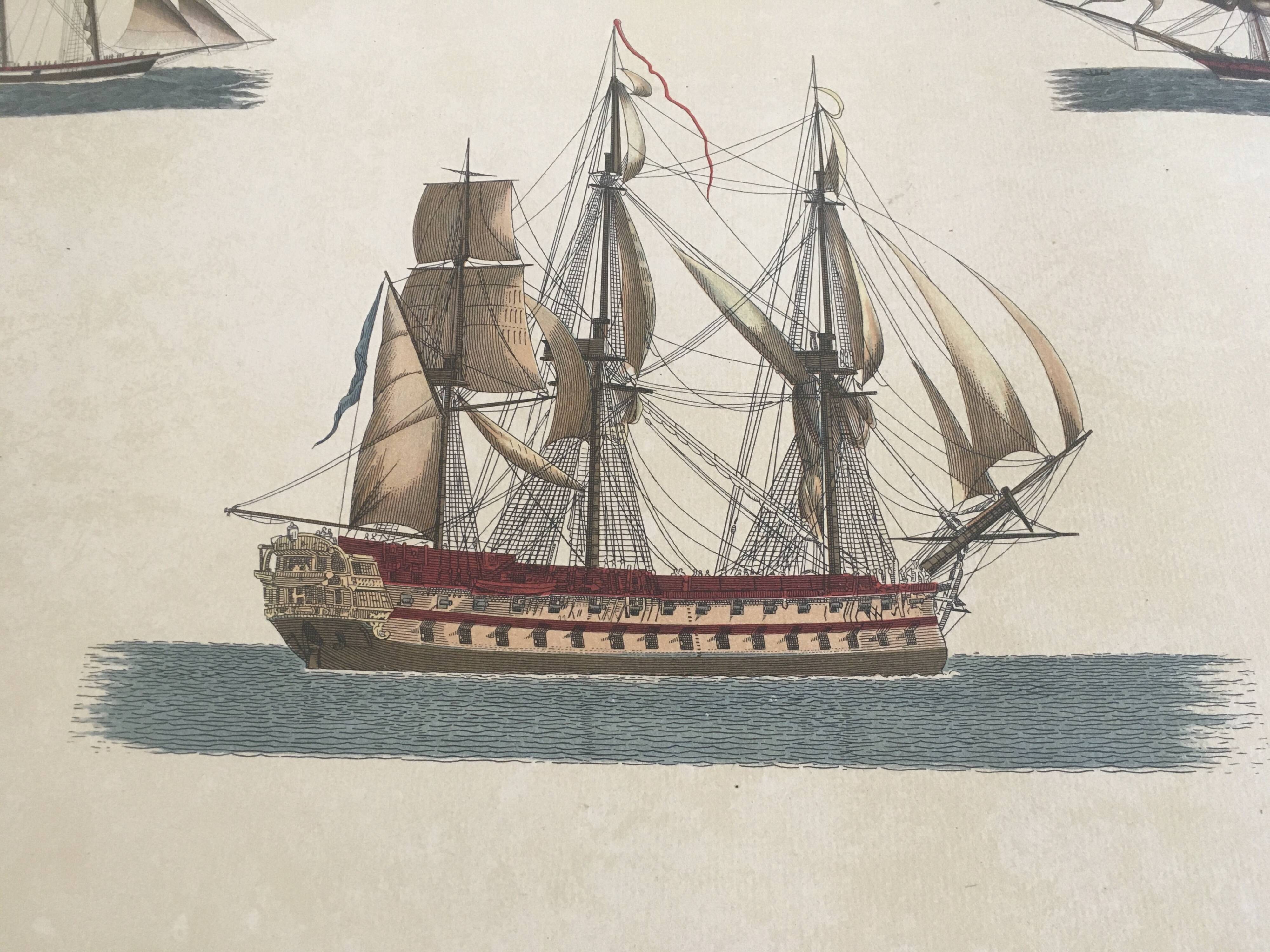 Affiche ancienne maritime.
