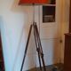 Wooden tripod floor lamp 1970