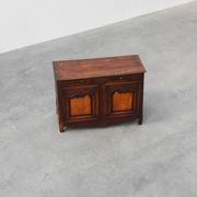 Rare French provincial carved cabinet or buffet with great patina, dated 18