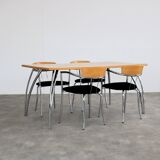 Vintage chairs | dining chairs | Effezeta | 80s