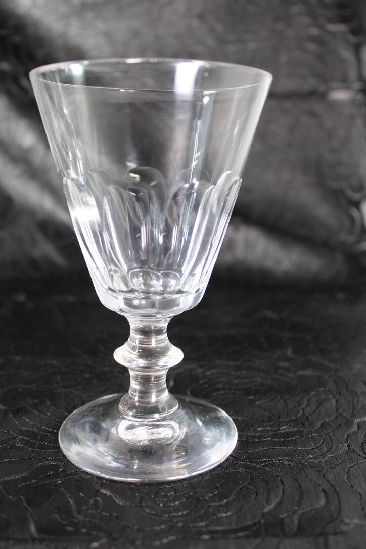 Baccarat / St Louis Caton crystal glasses early 20th France