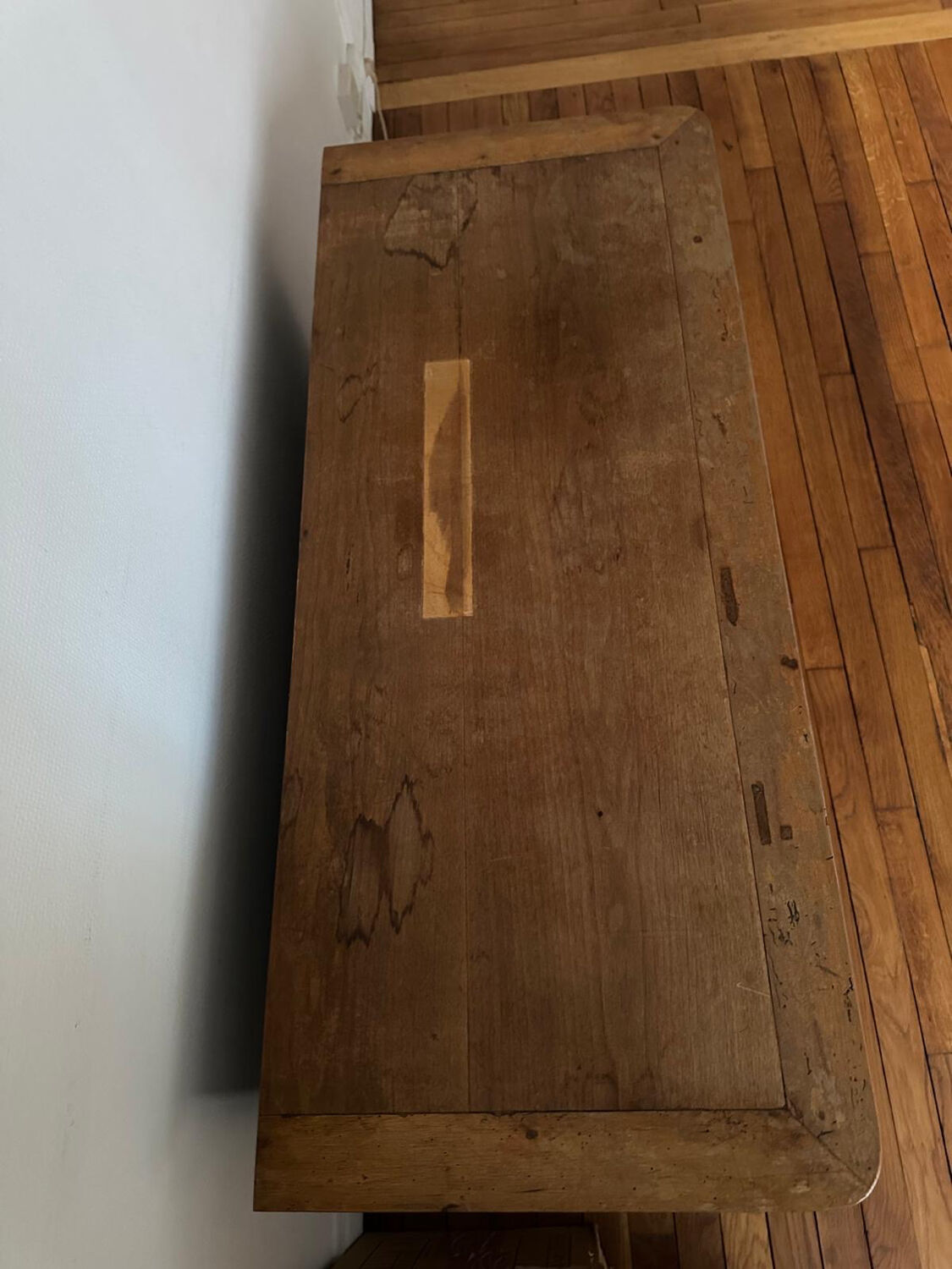 Commode restauration en noyer