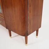 Walnut highboard, Danish design, 1960s, production: Denmark