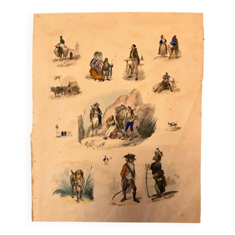 Œuvre dans le goût de jean Jacques de Grandville